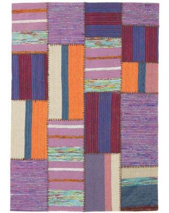 Tappeto a tessitura Kilim Patchwork