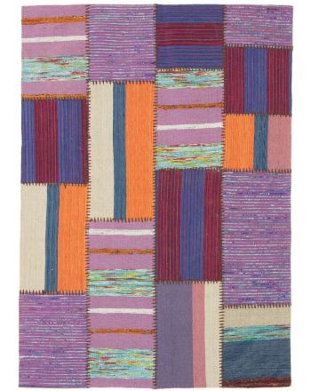 Tappeto a tessitura Kilim Patchwork