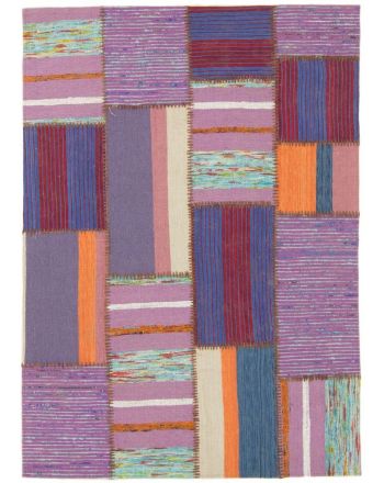 Tappeto a tessitura Kilim Patchwork