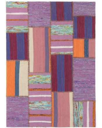 Tappeto a tessitura Kilim Patchwork