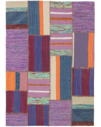 Tappeto a tessitura Kilim Patchwork