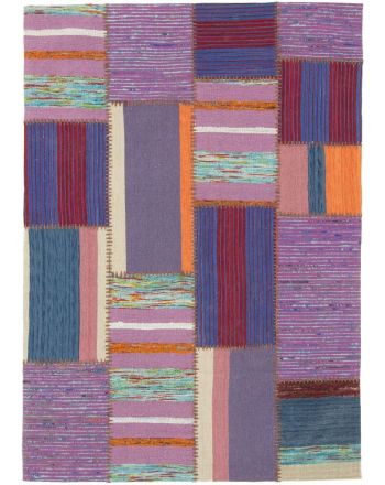 Tappeto a tessitura Kilim Patchwork