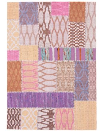 Tappeto a tessitura Kilim Patchwork