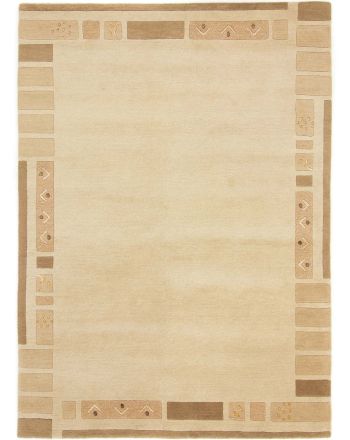 Tappeto di lana Nepal Jaipur Beige