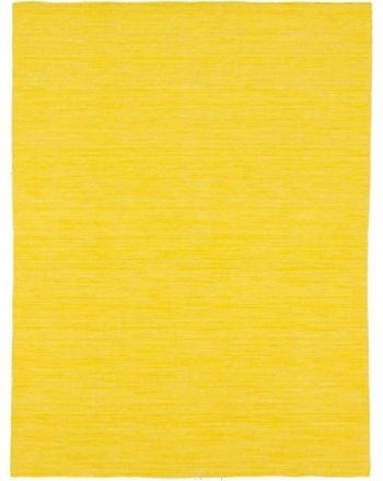 Tappeto a tessitura Kilim Loom Giallo