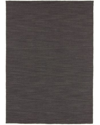 Tappeto a tessitura Kilim Loom Nero