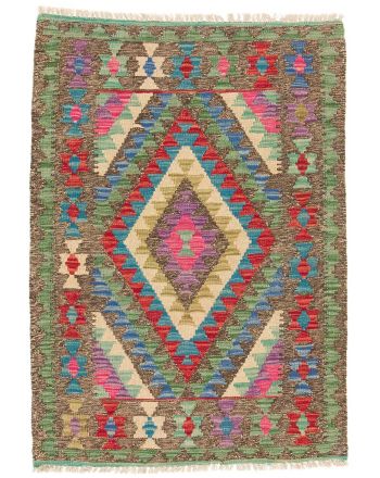 Tappeto a tessitura Kilim Afghan