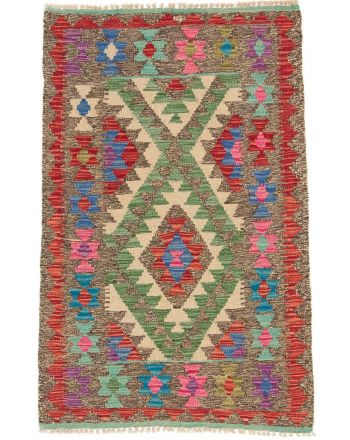 Tappeto a tessitura Kilim Afghan