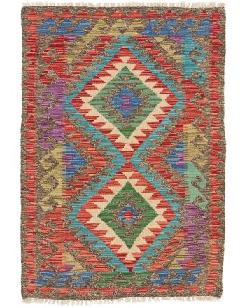 Tappeto a tessitura Kilim Afghan