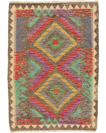 Tappeto a tessitura Kilim Afghan