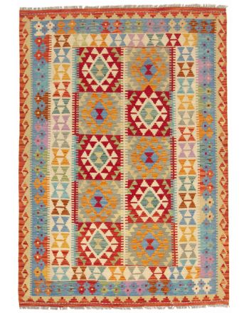 Tappeto a tessitura Kilim Afghan