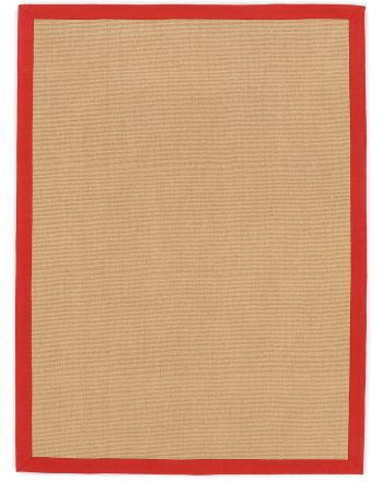 Tappeto Sisal Rosso