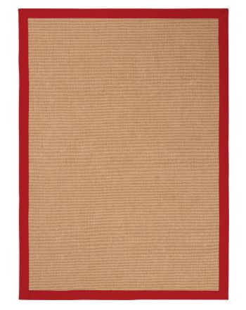 Tappeto Sisal Rosso
