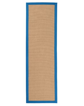 Tappeto passatoia Sisal Blu
