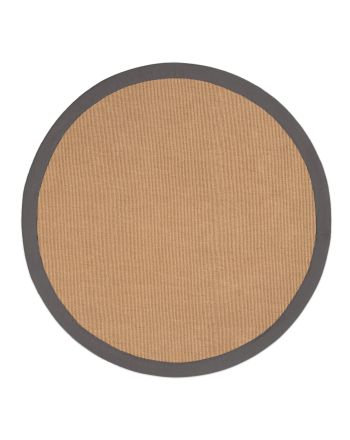 Tappeto Sisal rotondo Grigio