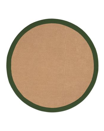 Tappeto Sisal rotondo Verde