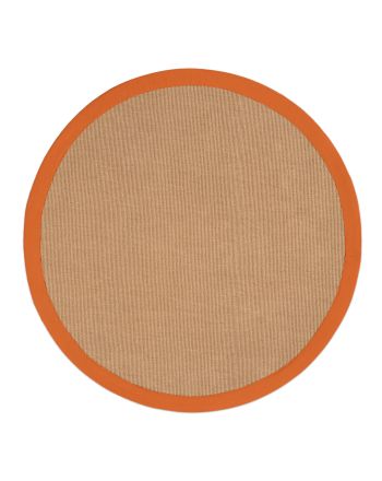 Tappeto Sisal rotondo Arancio