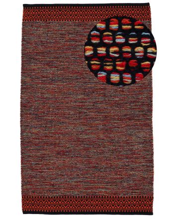 Tappeto a tessitura Kilim Mia Arancio