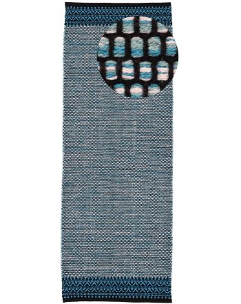 Tappeto a tessitura Kilim Mia passatoia Blu