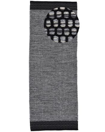 Tappeto a tessitura Kilim Mia passatoia Grigio