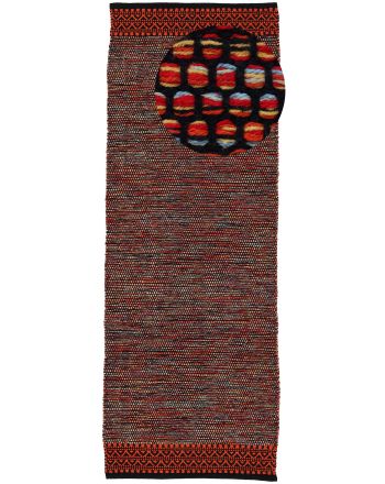 Tappeto a tessitura Kilim Mia passatoia Arancio