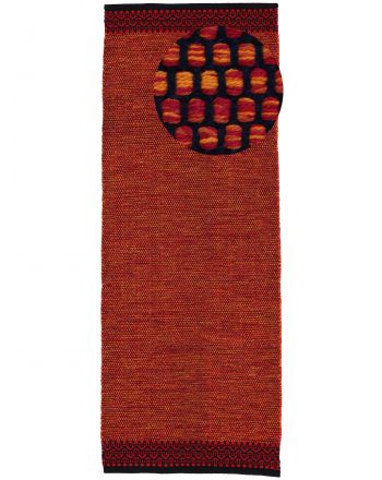 Tappeto a tessitura Kilim Mia passatoia Rosso