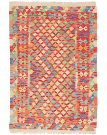 Tappeto a tessitura Kilim Afghan