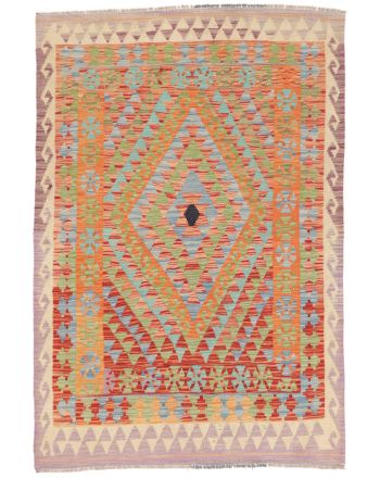 Tappeto a tessitura Kilim Afghan