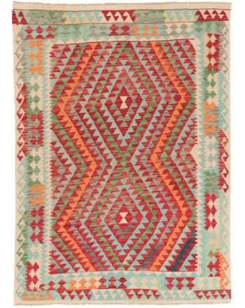 Tappeto a tessitura Kilim Afghan