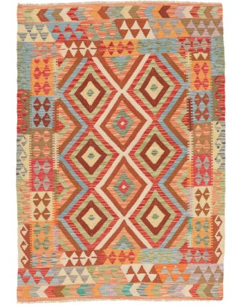 Tappeto a tessitura Kilim Afghan