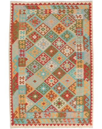 Tappeto a tessitura Kilim Afghan