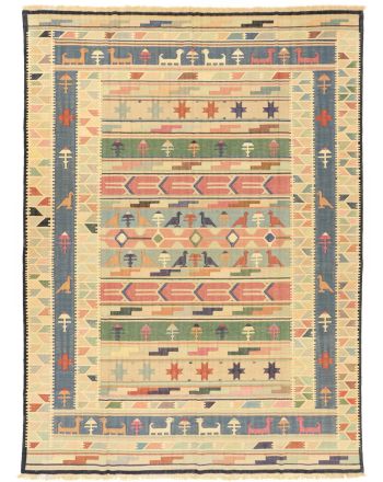 Tappeto a tessitura Kilim India