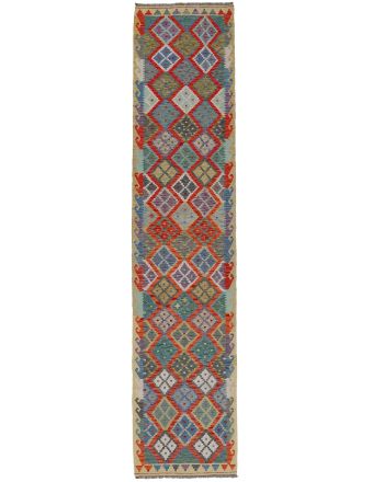 Tappeto a tessitura Kilim Afghan