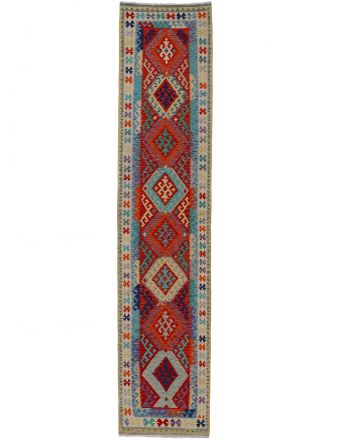 Tappeto a tessitura Kilim Afghan