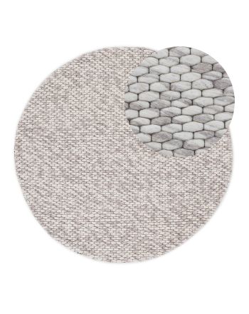 Tappeto di lana Sina rotondo Beige