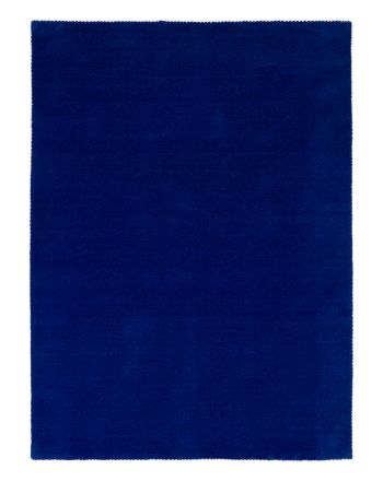 Tappeto di lana Gabbeh Uni Blau