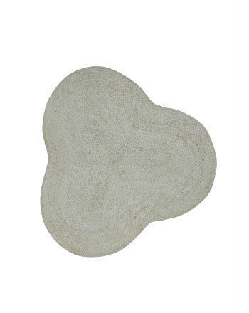 Tappeto di Iuta Alia Bianco