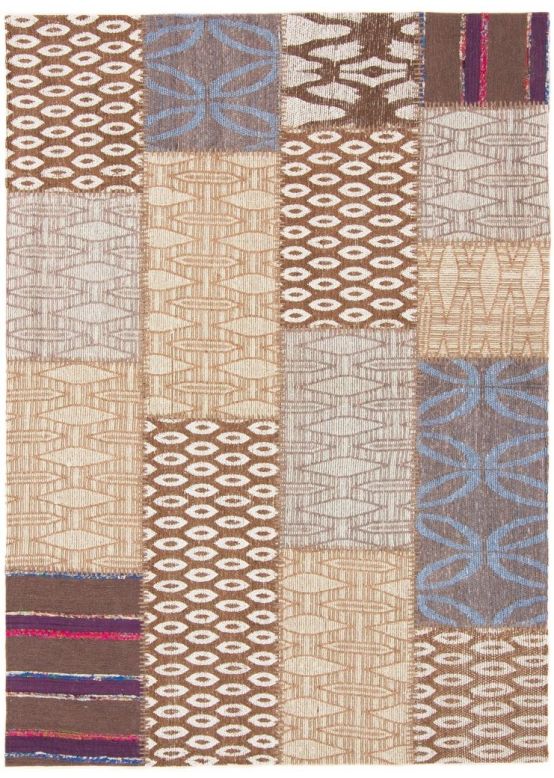 Tappeto a tessitura Kilim Patchwork