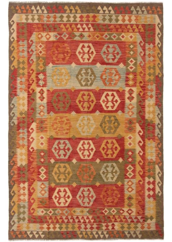 Tappeto a tessitura Kilim Afghan