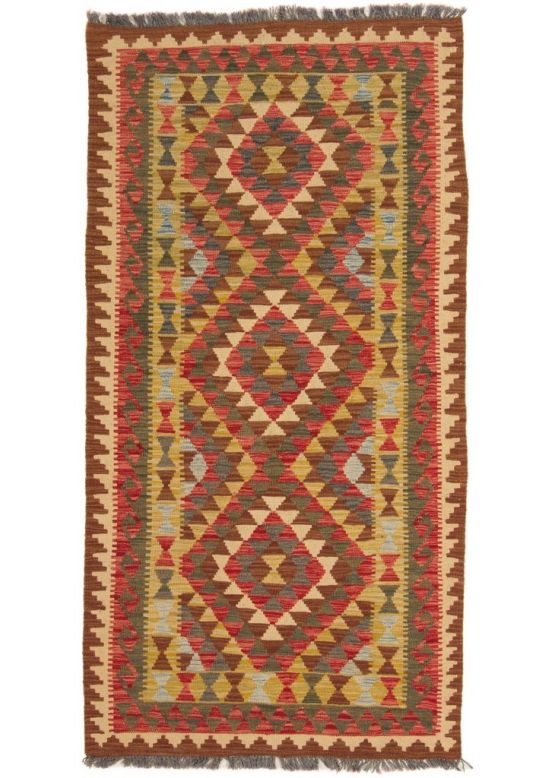 Tappeto a tessitura Kilim Afghan