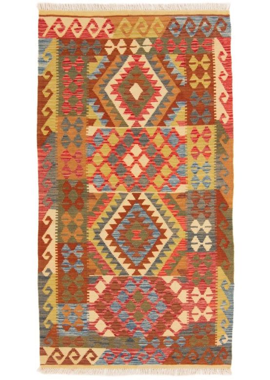 Tappeto a tessitura Kilim Afghan