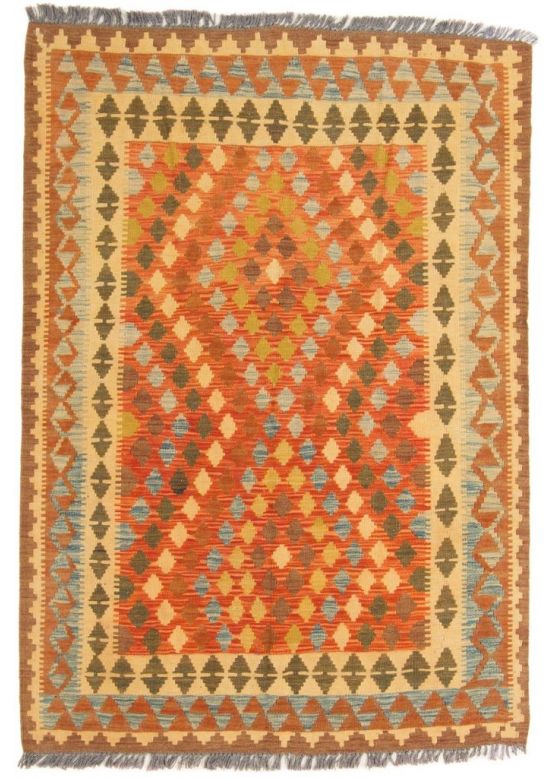 Tappeto a tessitura Kilim Afghan