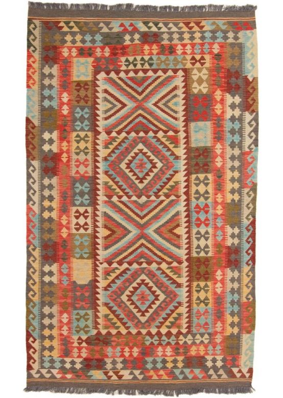 Tappeto a tessitura Kilim Afghan