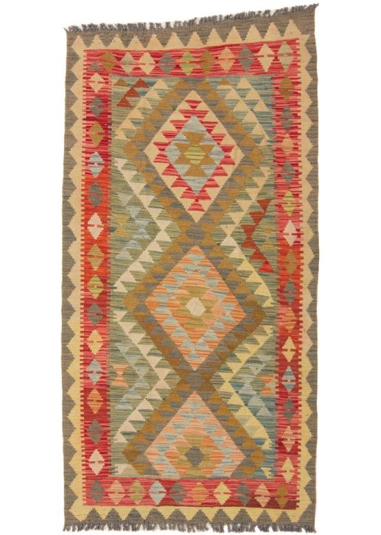 Tappeto a tessitura Kilim Afghan