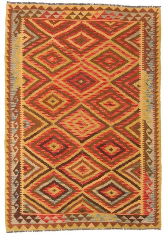 Tappeto a tessitura Kilim Afghan