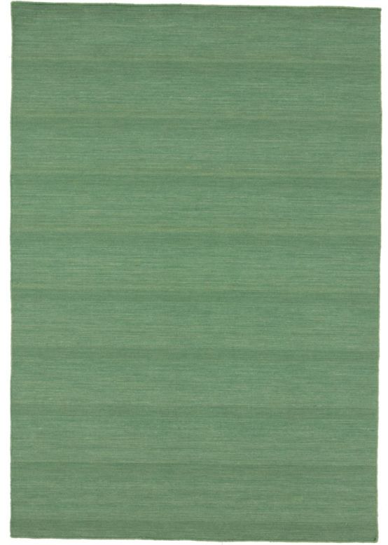 Tappeto a tessitura Kilim Loom Verde