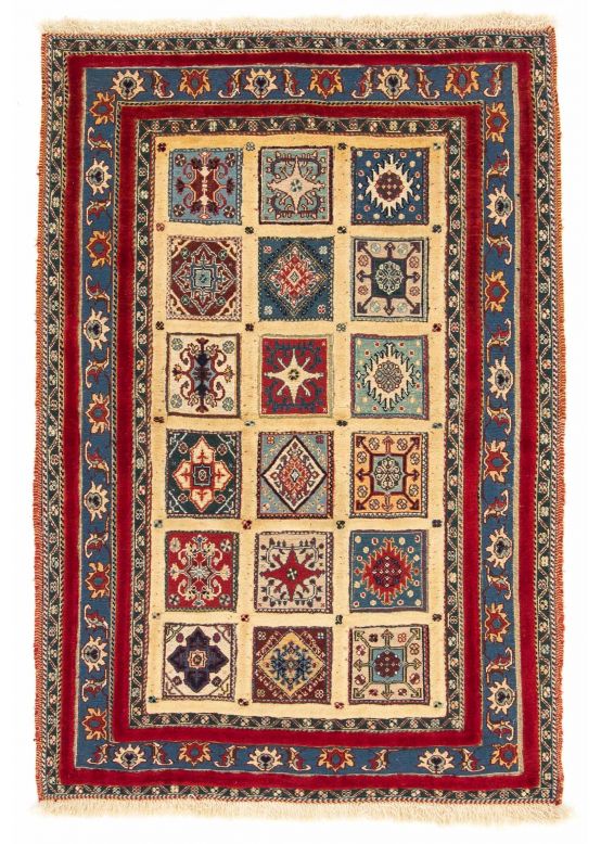 Tappeto a tessitura Kilim Qashqai