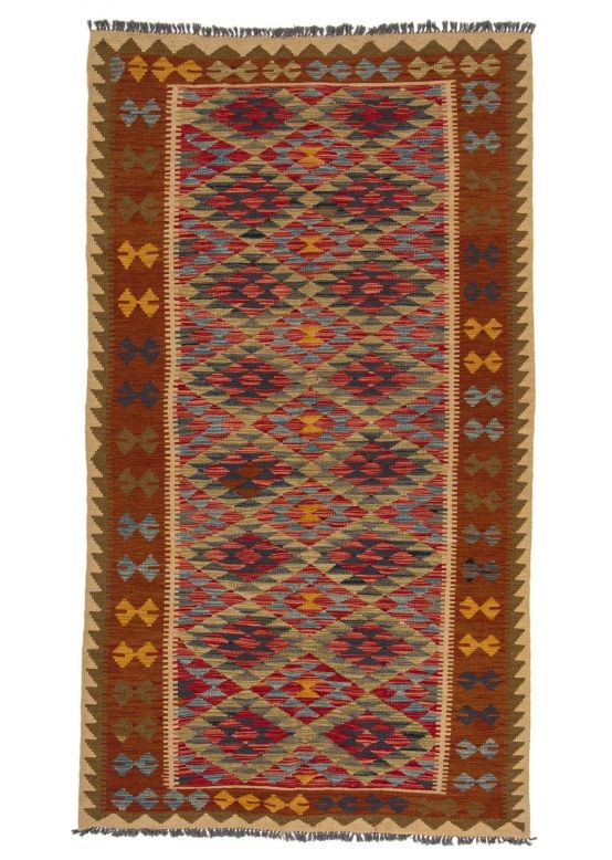 Tappeto a tessitura Kilim Afghan