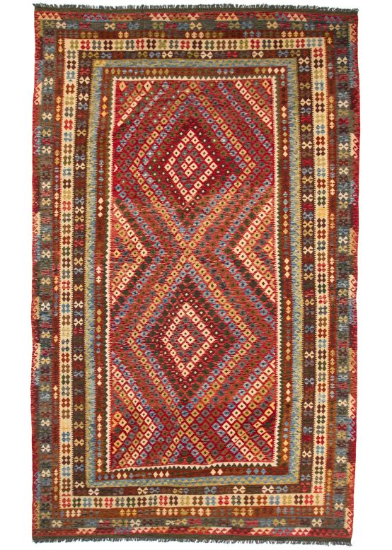 Tappeto a tessitura Kilim Afghan