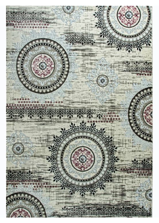 Tappeto Mandala Rosa